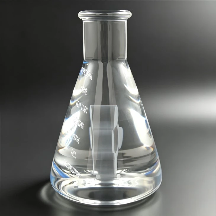 3D Laser Engraving Bottle-shaped Crystal Ornaments factory